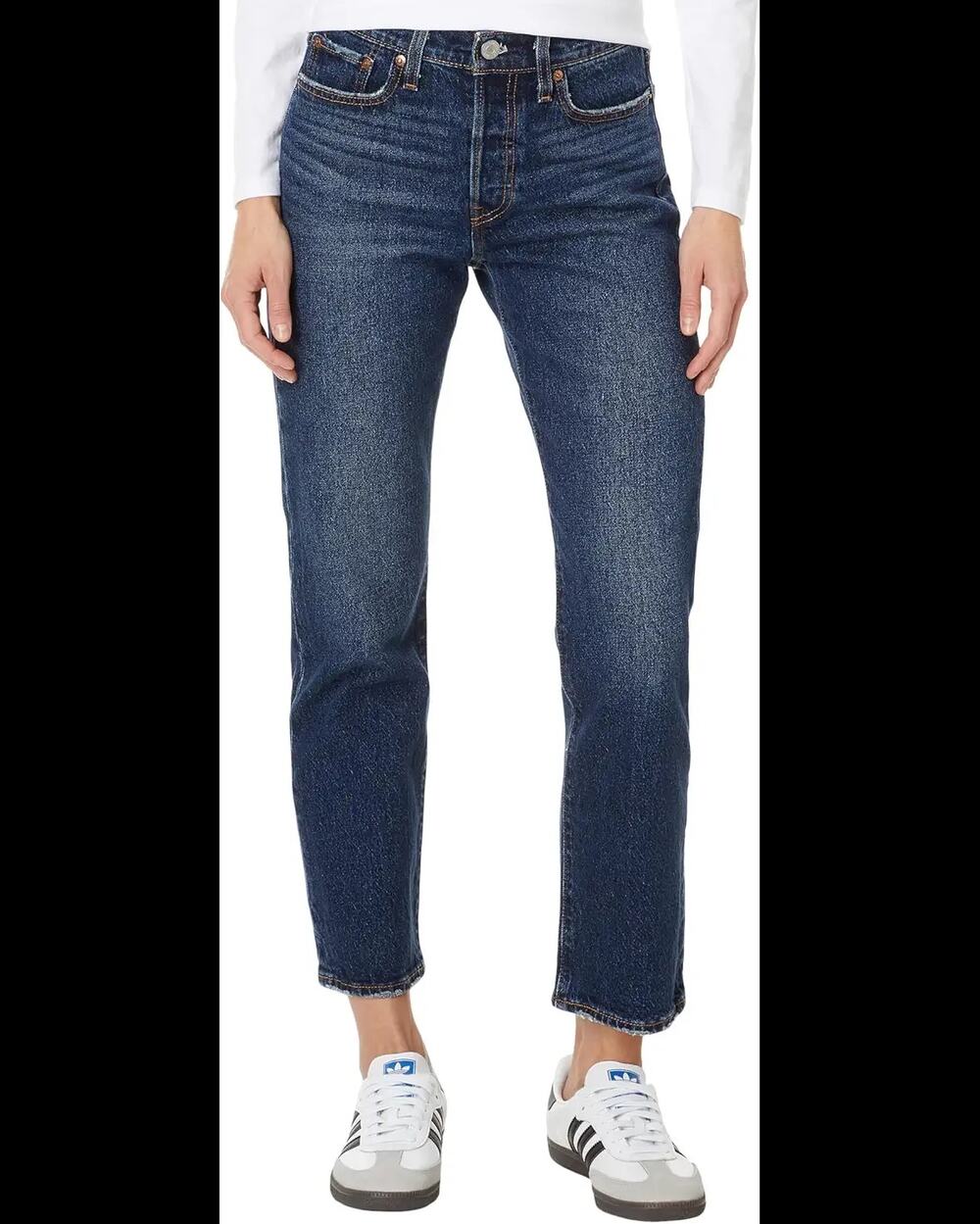 Levi's Wedgie Straight Sz 27 Dark Wash